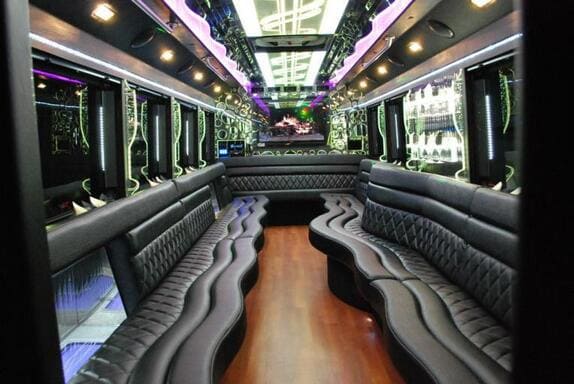 25 Passenger Limo bus Interior